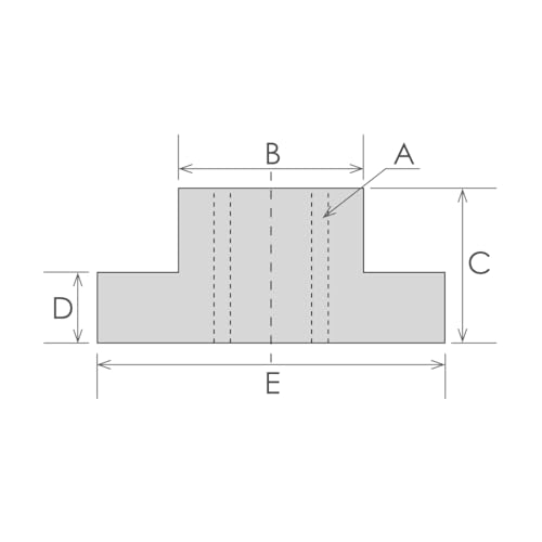 HHIP 10-piece M10 x 1.50 T-nut set, 3903-1258, shown together