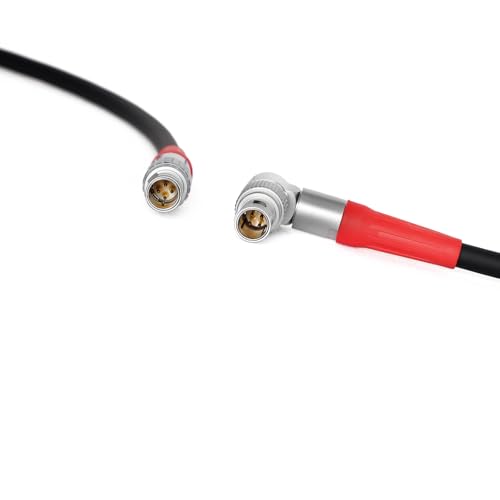 Cforce Lens Motor Cable Elbow 4 pin Male to 0B 4 pin Male for Arri LBUS FIZ MDR Wireless straight-elbow