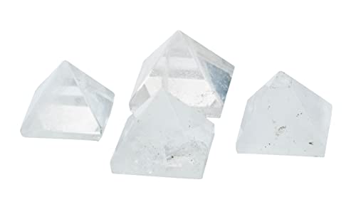 | Pyramid | Clear Quartz | Mini | 1 Pc | Crystals and Healing Stones, Room Decor, Spiritual Gifts, Reiki, Chakra, Witchcraft, Yoga, Meditation Accessories