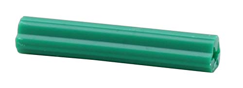 [Australia - AusPower] - CRL 1/4" Hole 1-1/2" Length 10-12 Screw Expanding Plastic Screw Anchors - Package of 100 1-1/2" Green 