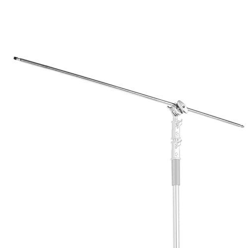 Soonpho 50 inch Extension Grip Crossbar Arm for Heavy Duty C Stand with 1/4 & 3/8 Thread for Softbox,Reflector,Umbrella,Flags, Diffusion and Other Studio Video Photography Equipment Boom Arm kit A