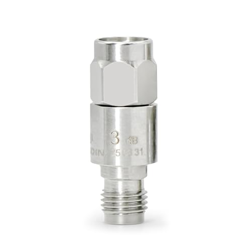 TOJOIN 12.4GHz RF Coaxial Attenuator, 3/6/10/20/30dB 5PCS SMA Copper Attenuator, Male to Female, 2W 50Ohm SMA Attenuator, Used in Mobile Communication, Aviation, Radar 2W 12.4G mix pack(3/6/10/20/30dB)-5pcs