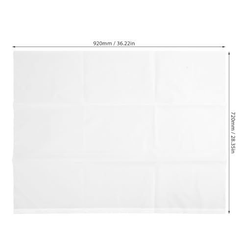 Microscope Dust Cover, Extra Large, Full Protection for Laboratory Equipment, Transparent PVC, 920 x 720 mm