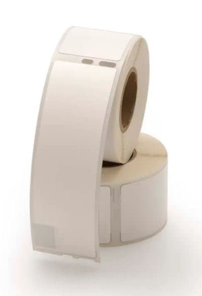 LabelValue Brand LV-SLP-TMRL Polypropylene Labels - Compatible with Seiko Label Printers - 1-1/8 x 2 (2 Rolls per Pack), 220 Labels/Roll