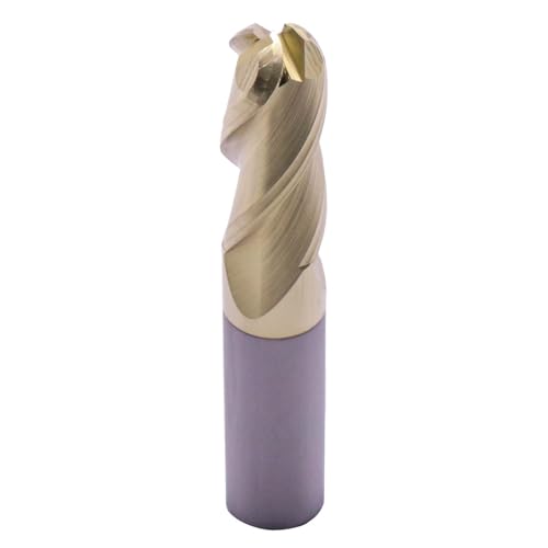 BestParts 1/2-inch 3-flute ball nose solid carbide end mill for aluminum with ZrN coating