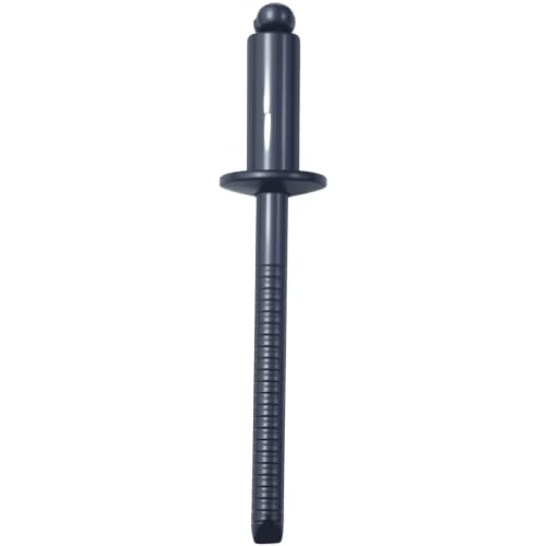FDXGYH 100 Pcs 1/8x 1/2 Inch Rivet Grip Stainless Steel Blind Rivet 3.0 × 12mm- BLACK-100PCAK