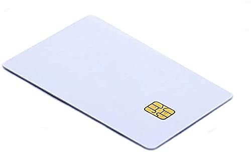[Australia - AusPower] - 10 Pack SLE 4442 Chip Cards, Blank Smart Intelligent Card Contact IC Card, ISO 7816 Contact Smart Card, Contact Chip PVC Card for Hotel Key Card/Access Control System 10 pcs 