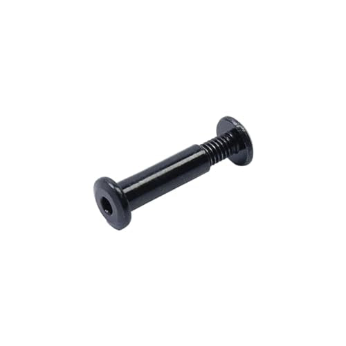 MY MIRONEY black M4 binding post screw set, 5mm x 16mm, 10 sets for fastening and assembly