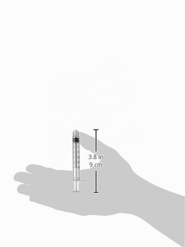 Mediware I3 0501 Disposable Syringes with Luer Lock 2.5/3 ml Volume (Pack of 100)