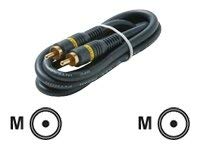 [Australia - AusPower] - Steren 254-125BL 25-Feet RCA-RCA Plug Python Gold Cable 25 Feet 1-Male to 1-Male 