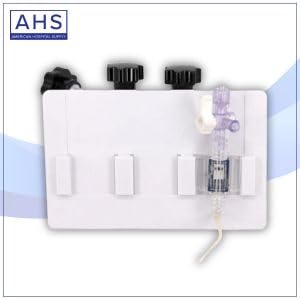 [Australia - AusPower] - AHS American Hospital Supply Transducer Holder for Iv Pole Holds 3 Transducers Oem Arterial Transducer Adjustable Holders Oem Devices (Icu Medical Compatible) ICU Medical Compatible 