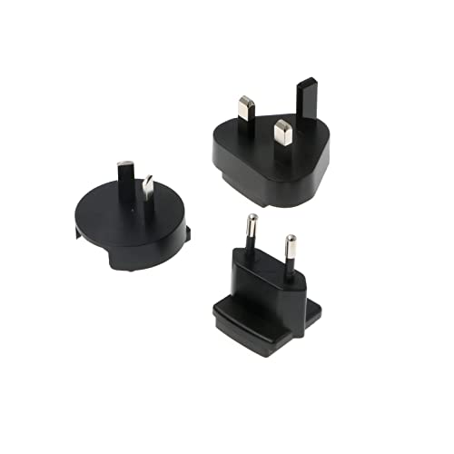 Alvin's Cables Power Cable Adapter for Hollyland RX TX Z CAM E2 Flagship Rotatable Right Angle 2 Pin Male to Universal AC with UK EU AU US Plugs Adapter Converter rotatable right angle 0B 2 pin male