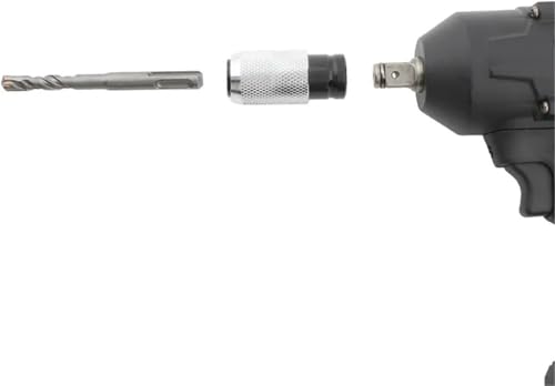 Adapter for Electric Impact Wrench, 1/2 Inch, Convert In, Adapter for Impact Wrench to Electric Hammer Drill (1 Piece)