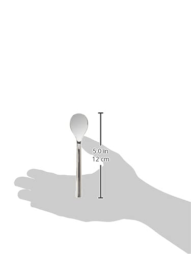 WMF 6-Piece 18/10 Stainless Steel 12 cm Nuova Egg Spoon Set, Silver Without Engraving Single