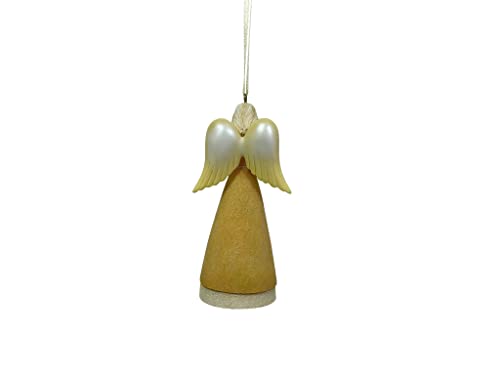 Enesco Foundations Joy to The World Angel Hanging Ornament, 4.65 Inch, Multicolor