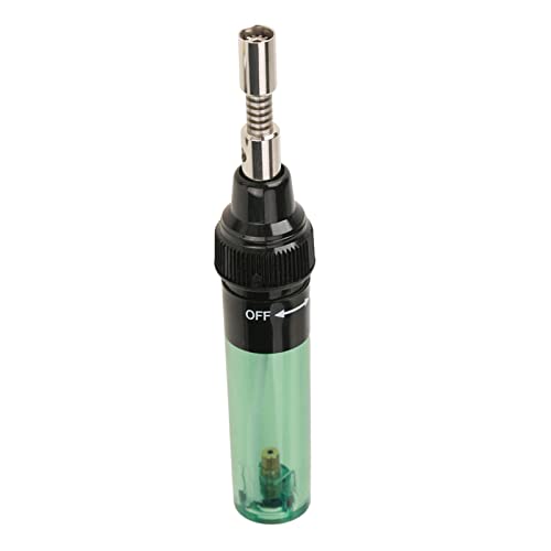 Gas Soldering Iron Wireless Butane Heater Soldering Iron Welding Pen Tool 1300 Green