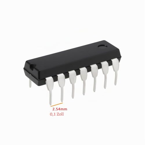 EMSea SN74HC14N 6-Channel Schmitt Trigger Inverter IC Chip DIP14 for Breadboard Pack of 20