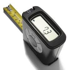 [Australia - AusPower] - eTape 1752-WP-106 Digital Tape Measure, 3/4" x 16' (Black) 