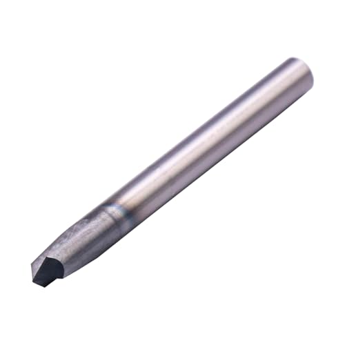 SEFHLI 2-flute 90° solid carbide chamfer end mill set, 5 pieces, 3/16-inch, AlTiN coated