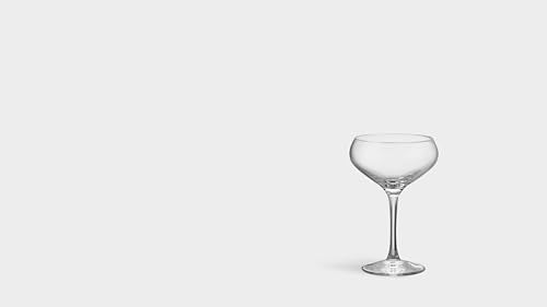 Orrefors More Coupe 7 Fl. Oz. Cocktail Glasses - Set of 4, Classic Cocktail Coupe Glasses - Kitchen & Dining Crystal Glassware, Versatile Serving for Champagne & Margaritas, Dishwasher Safe 1