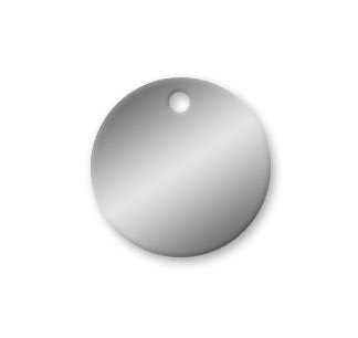 Stainless Steel Tags - 1-1/2 inch Circle - 316 Grade - .022 Thickness
