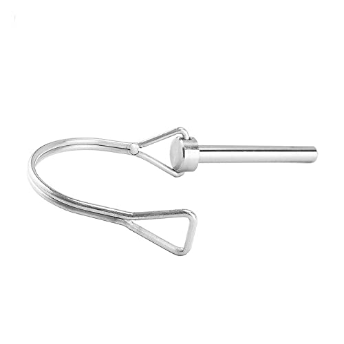 HAIWEN 4-pack heavy-duty safety coupler pins, 1/2 x 3-3/20 inch spring steel shaft locking pins