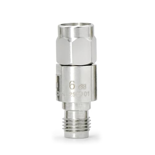 TOJOIN 12.4GHz RF Coaxial Attenuator, 3/6/10/20/30dB 5PCS SMA Copper Attenuator, Male to Female, 2W 50Ohm SMA Attenuator, Used in Mobile Communication, Aviation, Radar 2W 12.4G mix pack(3/6/10/20/30dB)-5pcs