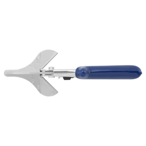 QEP multi-use trim shears for angle cuts, black scissors with ergonomic handles