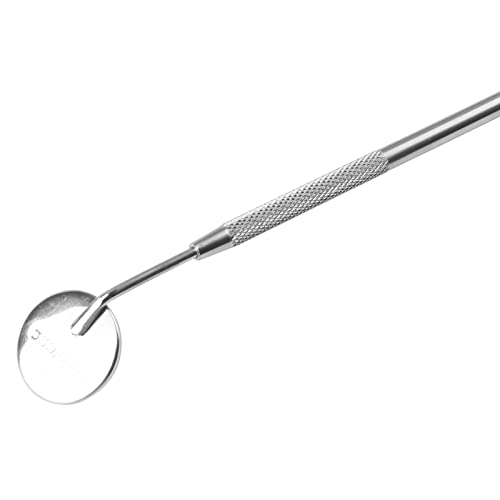 [Australia - AusPower] - Dental Mirror for Teeth Inspection #4, Stainless Steel 6.75" 