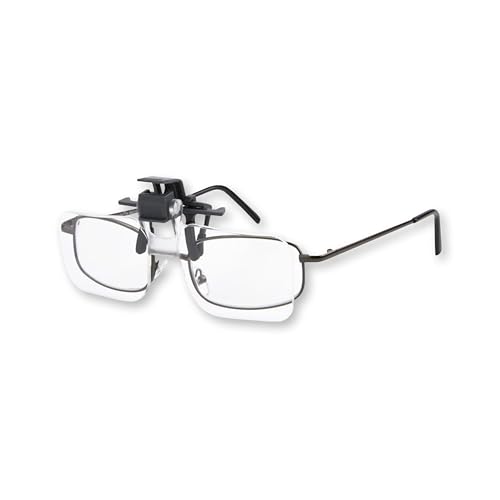 Carson Clip and Flip Hands-Free 2x (+4.00) Magnifying Lenses 2x magnification Single