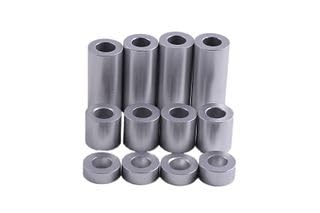 [Australia - AusPower] - Aluminum Spacer 3/4" OD x 1/4" ID x Choose Your Length, Round Spacer Unthreaded Standoff Bushing Plain Finish, Fits screws bolts 1/4" or M6 by Metal Spacers Online (1" Length, 10 Pack) 1" Length 