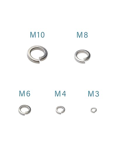 IMSCREWS M10 304 stainless steel spring lock washers, pack of 100