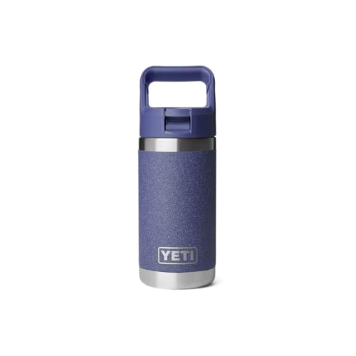 YETI Rambler Jr. 12 oz Kids Bottle, with Straw Cap Moon Dust - Textured
