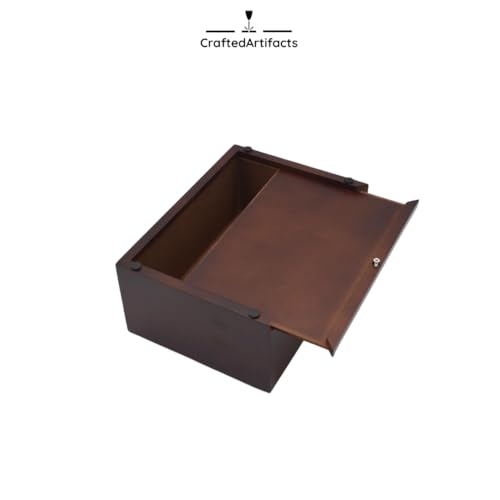 Companion Photo Urn with Acrylic Magnetic Picture Frame for Human and Pet Ashes, Cremation and Aquamation Urn for Adults, Infants, and Pets, Memorial Keepsake Urn (Walnut, Small) Walnut