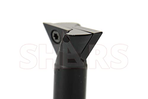 Shars 3/4" Indexable 60 Degree Dovetail Cutter TDEW Insert 404-1902 P]