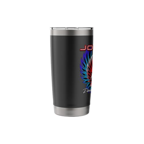 Journey Don't Stop Believin' Scarab Stainless Steel Insulated Tumbler Black 20 Ounces