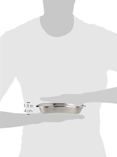 GIMA 26581 Stainless Steel Kidney Dish, Deep, 207 mm x 98 mm x 39 mm - capacity 400 ml