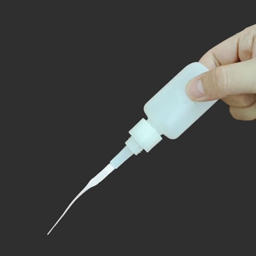 UUYYEO plastic glue micro tips and precision adhesive applicator dispenser tips set, 200 pieces
