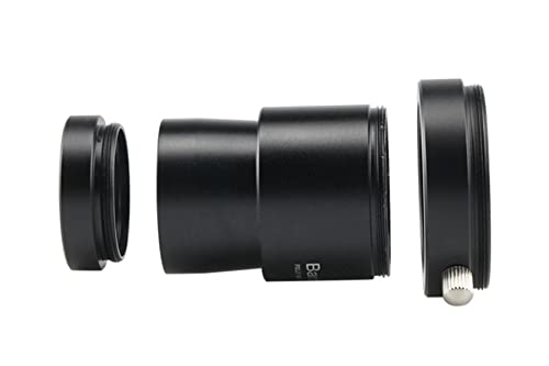 Telescope Barlow Lenses Kit 2X-3X-5X, 1.25 Inch Telescope Accessory, Fully Metal Multi Coated Broadband Green Film Barlow Lens for Astronomy Eyepiece
