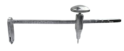 AERZETIX - C50013 - Circular Cutter Adjustable Compass for Drywall - 30-400mm - Cutting Through of Sockets in Drywall - Circular Scribing Tools for Plasterboard/Wood