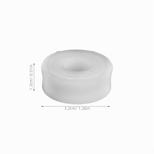 PRETYZOOM Reducing Sleeve for Sanding Discs for Bench Sander Bus Adapter Made of Plastic Stable Fixation for Safe Change of Sanding Disc Sizes 1.26 x 1.26 x 0.51 inches