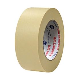Intertape PG21/NAT160 PG21 High Temperature Masking Tape: 1" x 60 yd., Natural 1 in. x 60 yds. (24mm x 55m)