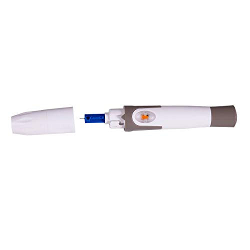 GlucoCheck Lancing Device - Comfortable, Hygienic Blood Collection for Self Control - Compatible with All Universal Lancets 1 piece (pack of 1)