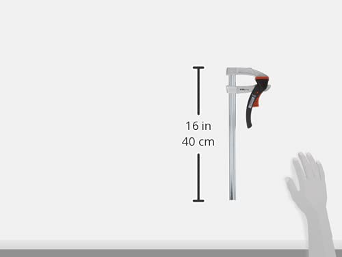 BESSEY KliKlamp Series Ratchet Action Lever Clamp - 12-Inch -KLI3.008 - Fast Action, Heavy Duty Clamps for Woodworking, Carpentry, & Cabinetry - Professional Grade for DIY and Home Improvement 12 in.