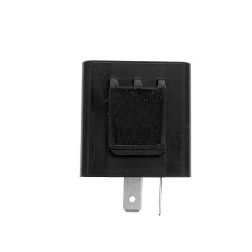 JZK 12V 2 Pin Flasher Relay Lamp Motorcycle Load Independent LED Flasher Relay LED Turn Signal Relay Turn Signal Relay for Light Electronic Fuser Relay