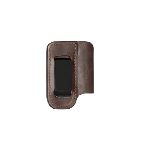 Leatherman medium dark brown premium leather sheath for multi-tools