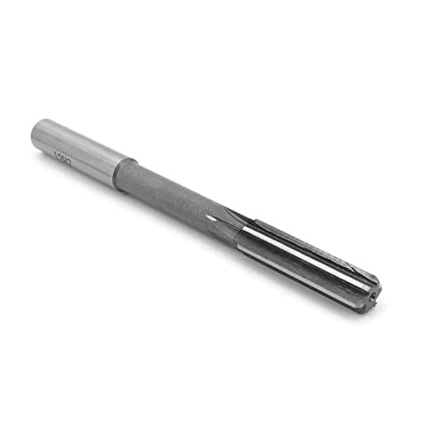 10 Pieces Reamer Set, HSS H7 Straight Flute Reamer Machine Cutter, 3/4/5/6/7/8/9/10/11/12 mm, for Drilling Machine, Built-in Drill, Milling Machine, etc