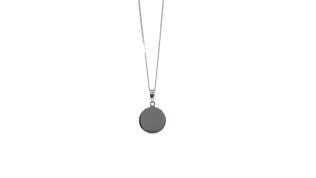 Vanbelle Sterling Silver - Rhodium Plated with 925 Stamp - Saint Christopher Medal Pendant Necklace - Elegant Handcrafted Necklace for Men & Women - 18" Long + 2" Extender