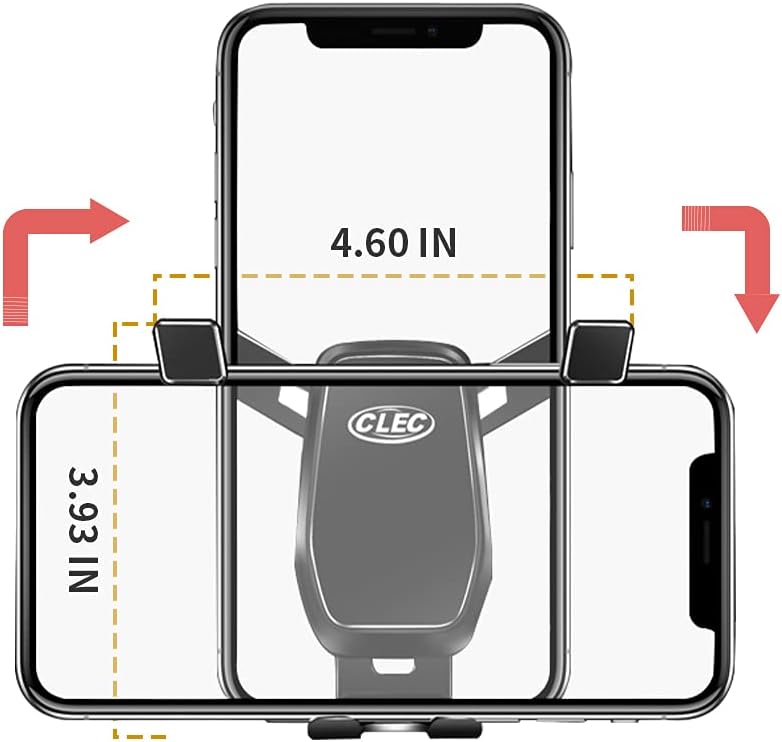 [Australia - AusPower] - AYADA Phone Holder Compatible with Toyota RAV4, Phone Holder Phone Mount Upgrade Design Gravity Auto Lock Stable Without Jitter Easy to Install 2013 2014 2015 2016 2017 2018 Hybrid Accessories 