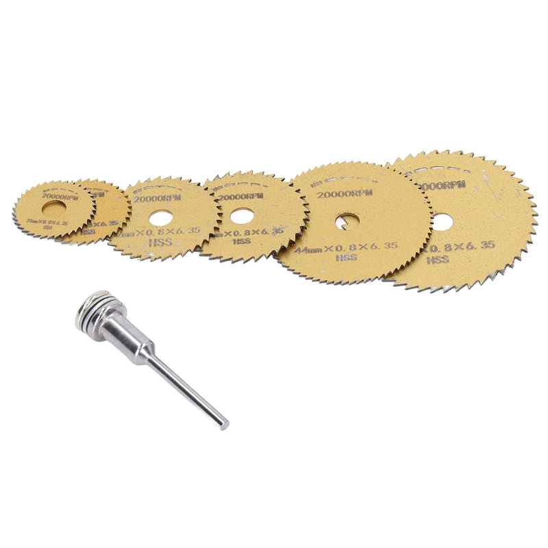 HHIP 5071-5000 6 Piece High Speed Steel Slitting Saw Set